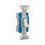 Construction Grade Toggle Switch, #14-10 Awg, 15A, 120/277V, Back & Side, Screw, Almond, 1-Pole, 1201A