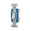 Construction Grade Toggle Switch, #14-10 Awg, 15A, 120/277V, Back & Side, Screw, Almond, 1-Pole, 1201A