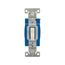 Construction Grade Toggle Switch, #14-10 Awg, 15A, Wall, 120/277V, Back And Side, Screw, Almond, 1203A