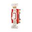 Construction Grade Toggle Switch, #14-10 Awg, 20A, Flush, 120/277V, Screw, White, 1-Pole, 1221W