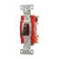 Construction Grade Toggle Switch, #14-10 Awg, 20A, Flush, 120/277V, Back & Side, Black, 2-Pole, 1222BK