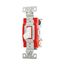 Construction Grade Toggle Switch, #14-10 Awg 20A, Flush Mounted, 120/277V, White, 2-Pole, 1222W