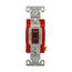 Construction Grade Toggle Switch, #14-10 Awg, 20A, 120/277V, Back & Side, Screw, Brown, 3-Way, 1223B