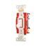 Construction Grade Toggle Switch, #14-10 Awg, 20A, 120/277V, Back & Side, Screw, White, 3-Way, 1223W