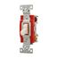 Construction Grade Toggle Switch, #14-10 Awg, 20A, 120/277V, Back & Side, Screw, Light Almond, 1224LA