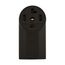 Receptacle, #12 - 4 Awg, 30A, Surface, 125/250V, Back, Black, Nema 14-30R, 3-Pole, 4-Wire, 1225