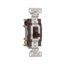 Toggle Switch, #14-10 Awg, 15A, Residential, Wall, 120V, Side And Push, Grounding, Brown, 4-Way, 1242-7B-BOX