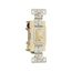 Toggle Switch, #14-10 Awg, 15A, 120V, Side And Push, Grounding, Ivory, 4-Way, 1242-7V-BOX
