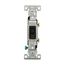 Toggle Switch, #14-10 Awg 15A, 120V, Side & Push, Black, Load Type:Motor Control, Fan, 1-Pole, 1301-7BK