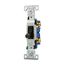 Toggle Switch, #14-10 Awg 15A, 120V, Side & Push, Black, Load Type:Motor Control, Fan, 1-Pole, 1301-7BK