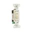 Toggle Switch, Lighted, #14-10 Awg 15A 120V, Light Almond, Load Type: Motor Control, Fan, 1-Pole, 1301-7LTLABX