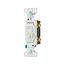 Toggle Switch, Lighted, #14-10 Awg 15A, 120V, Side & Push, Load Type: Motor Control, Fan, 1-Pole, 1301-7LTWBOX