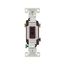 Toggle Switch, #14-10 Awg 15A, 120V, Brown, Load Type: Motor Control, Fan, 1-Pole, 3-Way, 1303-7B