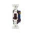 Toggle Switch, #14-10 Awg 15A, 120V, Brown, Load Type: Motor Control, Fan, 1-Pole, 3-Way, 1303-7B