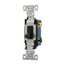 Toggle Switch, #14-10 Awg 15A, 120V, Black, Load Type: Motor Control, Fan, 1-Pole, 3-Way, 1303-7BK