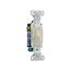 Toggle Switch, #14-10 Awg 15A, 120V, Light Almond, Load Type: Motor Control, Fan, 1-Pole, 3-Way, 1303-7LA