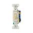 Toggle Switch, #14-10 Awg 15A, 120V, Push Wire, Ivory, Load Type: Motor Control, Fan, 1-Pole, 1303-7V-BOX