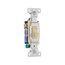 Toggle Switch, #14-10 Awg 15A, 120V, Ivory, Load Type: Motor Control, Fan, 1-Pole, 3-Way, 1303-7V