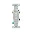 Toggle Switch, #14-10 Awg 15A, 120V, Push Wire, Load Type: Motor Control, Fan, 1-Pole, 3-Way, 1303-7W-BOX