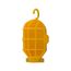 Lampholder, Replacement, Yellow, Nylon 310607, 1467-BOX