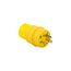 Arrow Hart Watertight Straight Blade Plug, #18-10 Awg 20A 125V, 5-20P, 2-Pole, Bulk, 14W33
