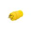 Arrow Hart Watertight Straight Blade Plug, #18-10 Awg 20A 125V, 5-20P, 2-Pole, Bulk, 14W33