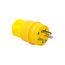 Arrow Hart Watertight Straight Blade Plug, #18-10 Awg 15A, 250V, 6-15P, 2-Pole, Bulk, 14W49