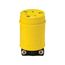 Straight Blade Connector, #14-8 Awg, 20A, Industrial, 125V, Back Wire, Yellow, Black, 1533