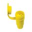 Arrow Hart Watertight Straight Blade Connector, #18-10 Awg 15A 125V, 2-Pole, Bulk, 15W47