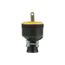 Straight Blade Plug, #18-10 Awg 15A, 125V, Black, 1-15P, 2-Pole, 2-Wire, Screw Rubber, 1723-BOX