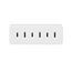 3 Outlet Tap, Single Receptacle To 3 Outlets, 15A, 125V, White, Thermoplastic, 1-15R, Nema 1-15R, 1747W-BOX