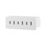 3 Outlet Tap, Single Receptacle To 3 Outlets, 15A, 125V, White, Thermoplastic, 1-15R, Nema 1-15R, 1747W-BOX