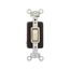 Arrow Hart Toggle Switch, #14-10 Awg 15A 120/277V, Ivory, Load Type: Motor Control, Fan, 1P, 1895V