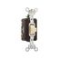 Arrow Hart Toggle Switch, #14-10 Awg 15A 120/277V, Ivory, Load Type: Motor Control, Fan, 1P, 1895V
