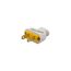 Straight Blade Plug, #18-16 Awg 15A, 125V, White Rubber, 1-15P, 2-Pole, 2-Wire, Screw, 1912W-BOX