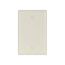 Blank Wallplate, Box Mount, Lt. Almond, Blank Cutout, Thermoset, Single- Gang, Mid-Size, 2029LA