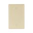 Blank Wallplate, Box Mount, Ivory, Blank Cutout, Thermoset, Single- Gang, Mid-Size, Ed Box, 2029V-BOX