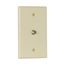 Wallplate With Connector W/1 F Type Coax Adap Thermo Mid Iv, 2072V