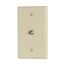 Wallplate With Connector W/1 F Type Coax Adap Thermo Mid Iv, 2072V