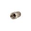 Video Service Connector & Accessories, Crimp Ring Attached, Coax Type F Jack, Silver (25 Pack), 2076-16