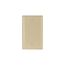 Blank Wallplate, Ivory, Blank Cutout, Thermoset, Single- Gang, Standard, Ed Box, 2129V-BOX
