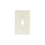 Standard Size Toggle Switch Wallplate, Toggle, Thermoset, 1, Standard, 2134A-BOX