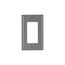 Decorator / Gfci Wallplate, Gray, Decorator Cutout, Thermoset, Single- Gang, Standard, Ed Box, 2151GY-BOX