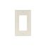 Decorator / Gfci Wallplate, Lt. Almond, Decorator Cutout, Thermoset, Single- Gang, 2151LA-BOX