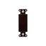 Decorator Wallplate Adapter, Flush Mount, Brown, Blank, Thermoplastic, 2160B-BOX