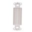 Decorator Wallplate Adapter, Flush Mount, White, Blank, Thermoplastic, 2160W-BOX