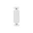 Decorator Wallplate Adapter, Adaptor Decorator Blank Wh, 2160W-SP-L
