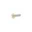 Toggle & Receptacle Polycarbonate Wallplate Screws, Light Almond, Metal, #6-32 X 1/2", 231LA-BOX