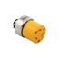 Safety Grip Locking Connector, Stand-Alone Box, #14-8 Awg, 20A, 250V, BackWiring, 2-Pole 3-Wire, 2354-BOX