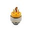 Safety Grip Locking Plug, Stand-Alone Box, #14-8 Awg, 20A, 250V, Yellow, L6-20, 2-Pole 3-Wire, 2364-BOX